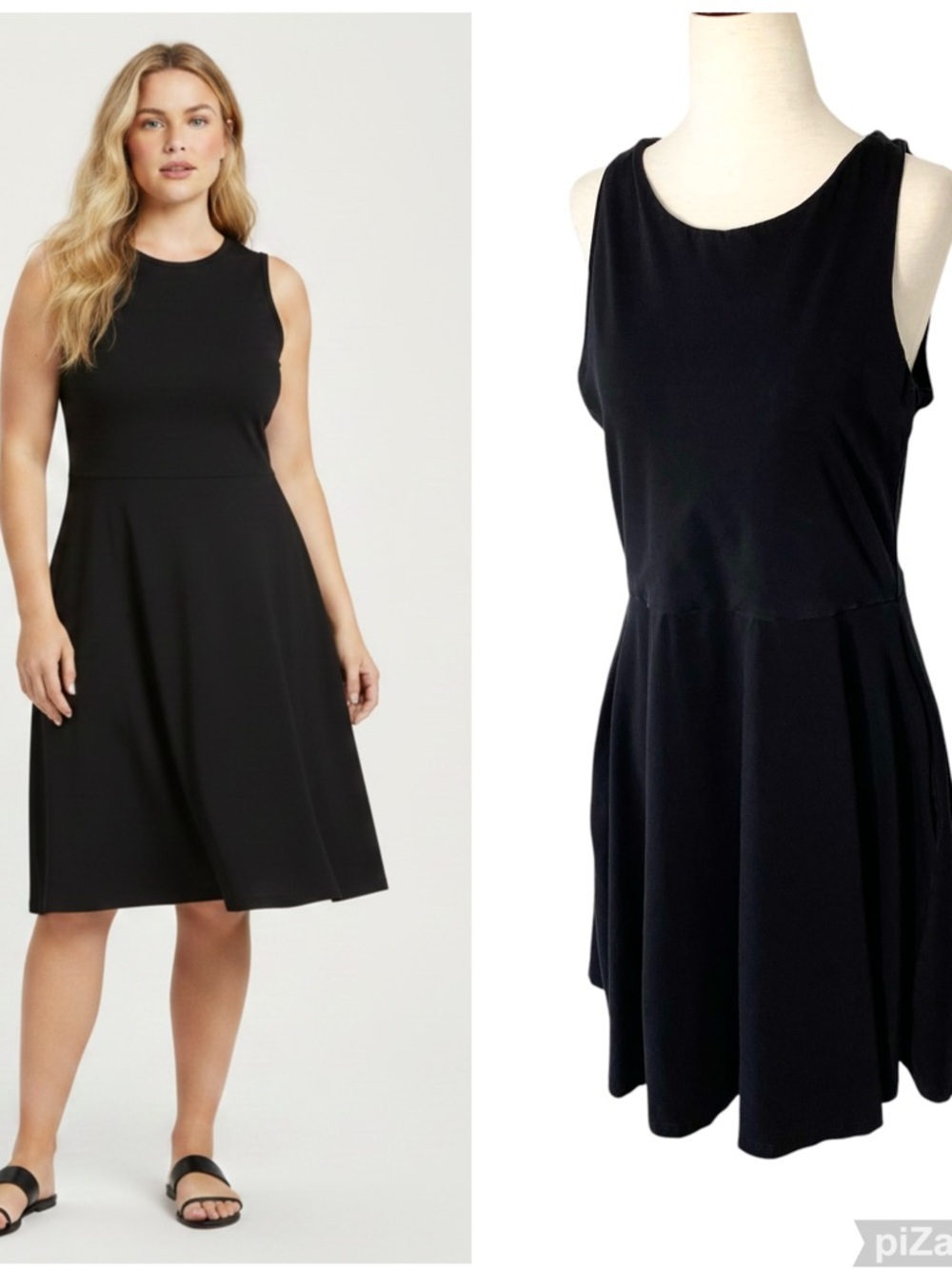 PACT Organic Cotton Fit & Flare Dress